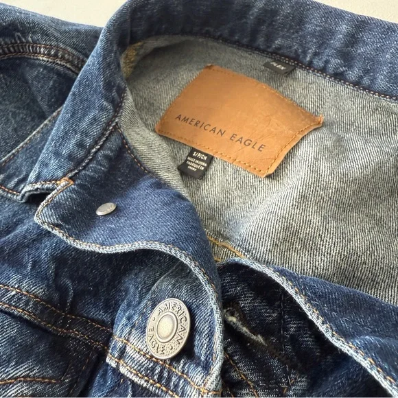 American Eagle • Flex • Denim Jacket • Blue • Small - Picture 5 of 7